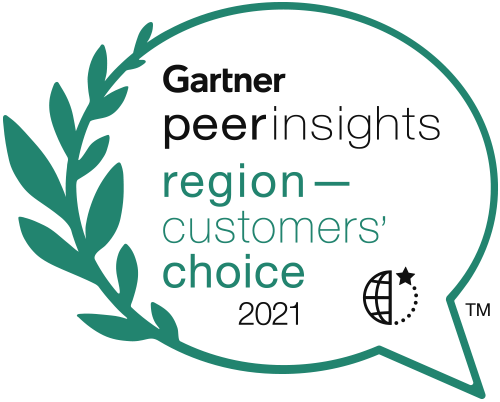 Named A 'Customers' Choice' in 2021 Gartner Peer Insights 'Voice of the Customer' for Endpoint Protection Platforms in North America