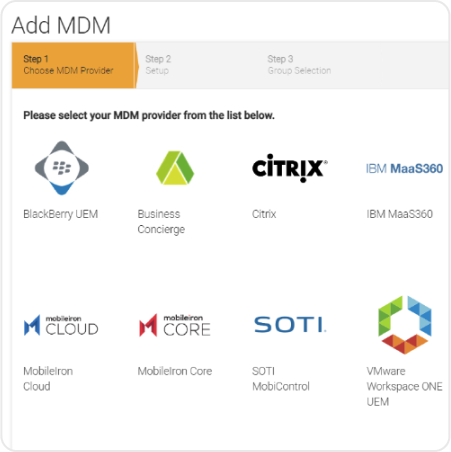 GravityZone  - Integration with Mobile Device Management (MDM) solutions